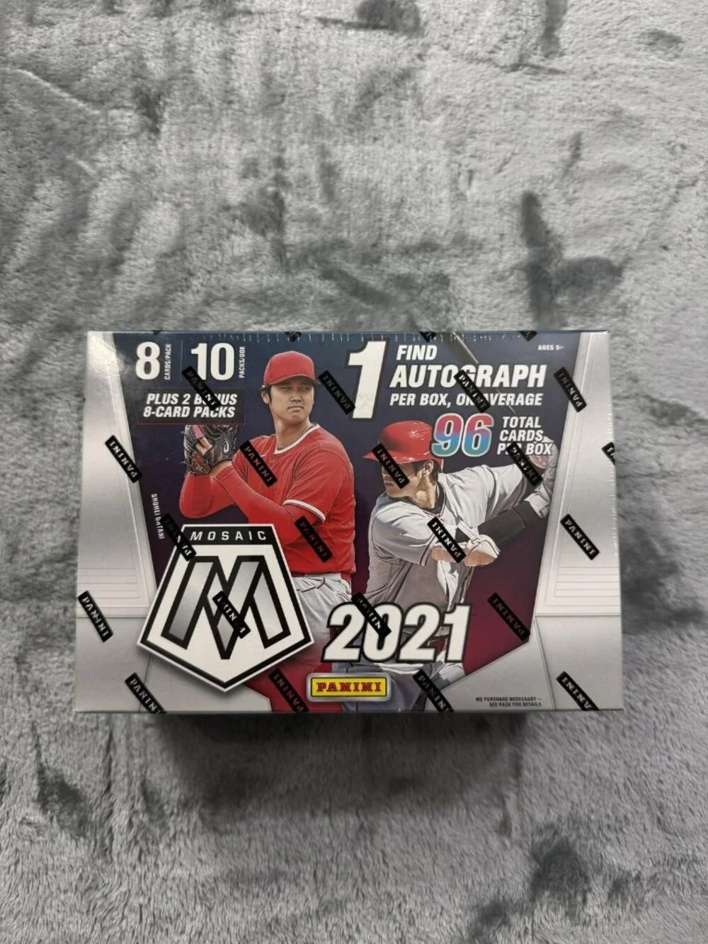 New 2021 Panini Mosaic Baseball Box 96 Cards MLB Parallel Autograph Sealed